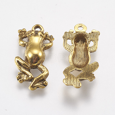 Tibetan Style Pendant Rhinestone Settings TIBE-R184-AG-LF-1