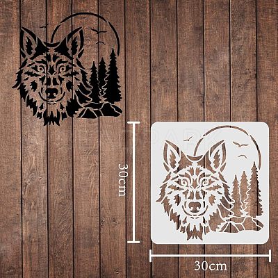 Plastic Reusable Drawing Painting Stencils Templates DIY-WH0172-259-1
