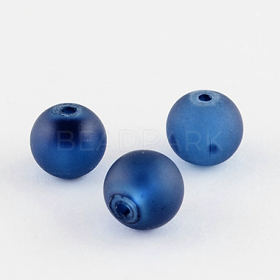 Baking Paint Transparent Glass Bead Strands X-GLAA-S031-12mm-31-1