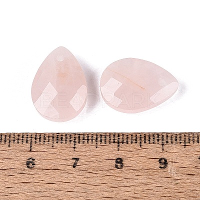 Natural Rose Quartz Pendants G-N362-13H-1