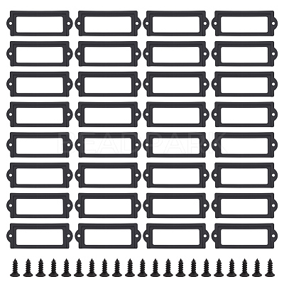 40Pcs Iron Label Frame FIND-MA0001-20EB-1