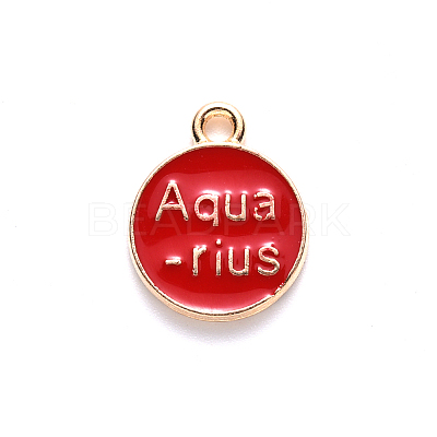 Alloy Enamel Pendants LS-ENAM-S124-01B-07J-1