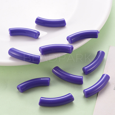 Opaque Acrylic Beads MACR-S372-002B-S017-1
