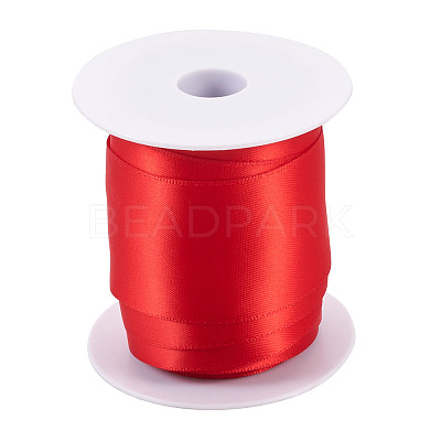 10 Yards Double-Face Polyester Satin Ribbons SRIB-TA0001-16D-1