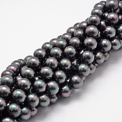 Shell Pearl Bead Strands BSHE-L025-05-12mm-1