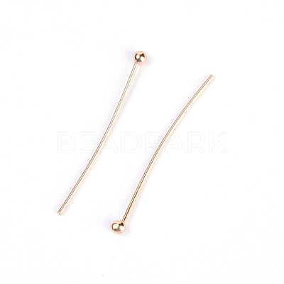 Brass Ball Head Pins KK-WH0043-03C-01-1