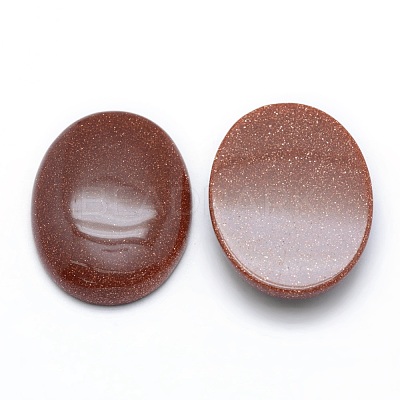 Synthetic Goldstone Cabochons G-P393-I03-1