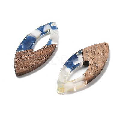 Resin and Walnut Pendants FIND-R051-12C-1