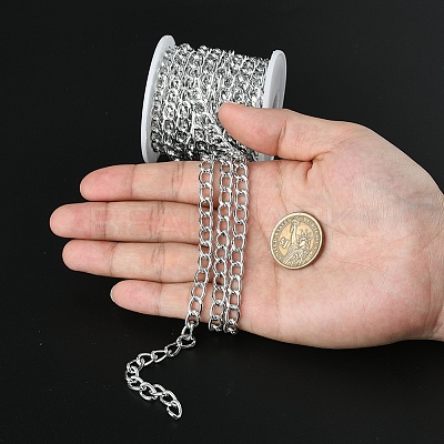 Aluminium Twisted Curb Chains CHA-YW0001-01S-1