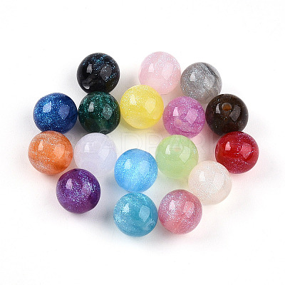 Opaque Resin Beads RESI-N042-10mm-13-1