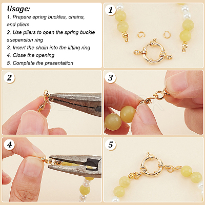 10Pcs 304 Stainless Steel Spring Ring Clasps STAS-PH0005-15-1