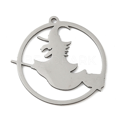 201 Stainless Steel Pendants STAS-G366-02P-06-1