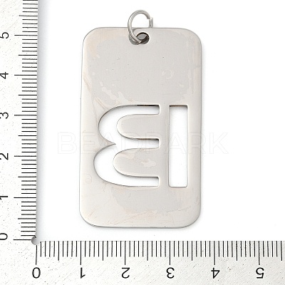 304 Stainless Steel Pendants STAS-M115-01P-B-1