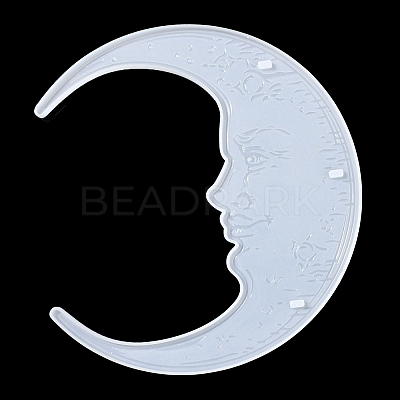 Moon Shape Floating Shelf DIY Silicone Molds Kit DIY-G093-02F-1