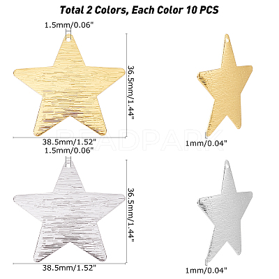 Brass Pendants KK-PH0002-03-1