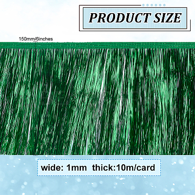 Polyester Fringe Trimmings OCOR-WH0086-09D-1