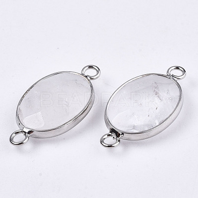 Natural Quartz Links/Connectors G-T131-102-33-1