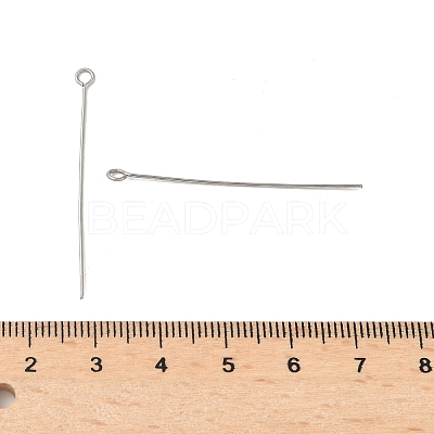 304 Stainless Steel Eye Pins STAS-K293-13P-0.6x40mm-1