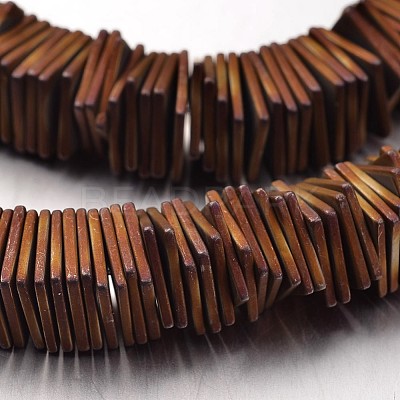 Electroplate Non-magnetic Synthetic Hematite Bead Strands G-F300-20B-F04-1