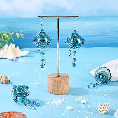 Brass Dangle Earring EJEW-TAC00020-1