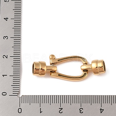 Ion Plating(IP) 304 Stainless Steel Cord Locks STAS-C109-25G-1