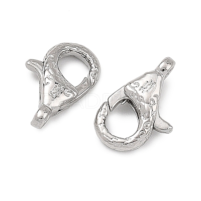 SHEGRACE Brass Lobster Claw Clasps XGRQ58310-751P-1