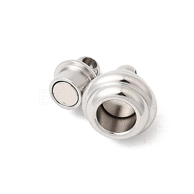 304 Stainless Steel Magnetic Clasps STAS-K332-01A-P-1