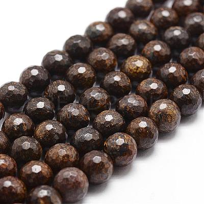 Natural Bronzite Beads Strands G-D840-18-6mm-1