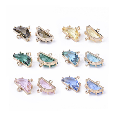 Transparent Glass Links connectors GLAA-T007-16-1