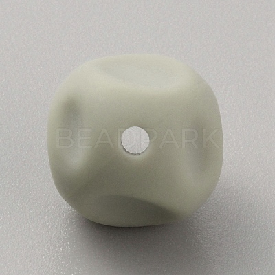 Cube Food Grade Eco-Friendly Silicone Beads SIL-TAC0003-11O-1