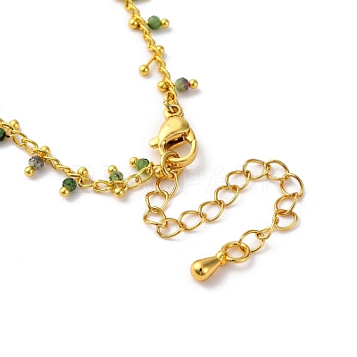 Brass Cable Chain Necklace Making KK-K337-12G-1