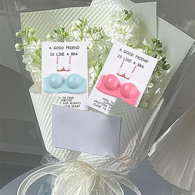 Rectang Paper Greeting Card for Friends DIY-YW0016-01A-1
