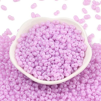 Baking Paint Glass Seed Beads SEED-L011-09A-10-1