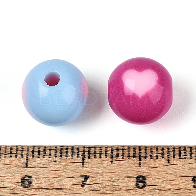 Opaque Acrylic Beads KY-T041-30M-1
