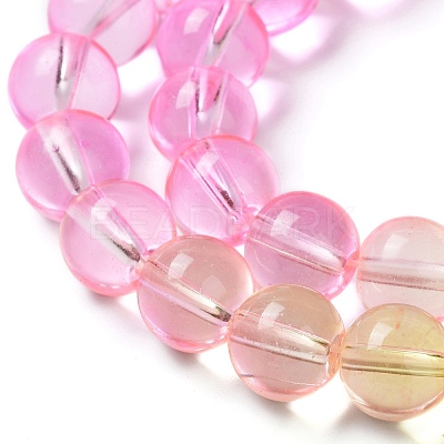 Baking Paint Transparent Glass Beads X1-DGLA-M001-10mm-05-1