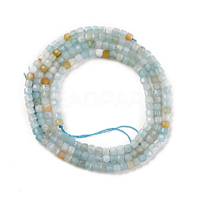 Natural Flower Amazonite Beads Strands X-G-F770-A03-02-1