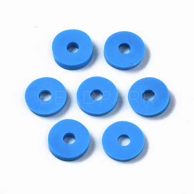 Handmade Polymer Clay Beads X-CLAY-Q251-6.0mm-B33-1