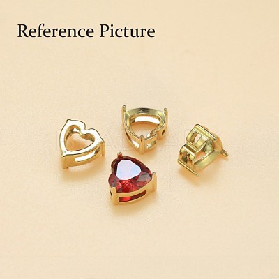 304 Stainless Steel Rhinestone Claw Settings STAS-U042-05B-G-1