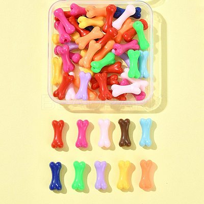 50Pcs UV Plating Acrylic Beads PACR-FS0001-09-1