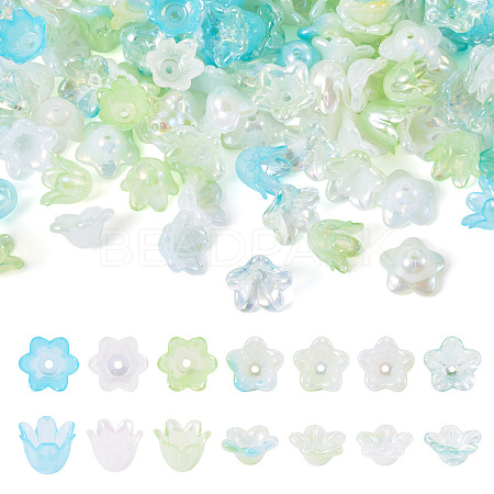 Acrylic Bead Caps OACR-TA0014-45B-1