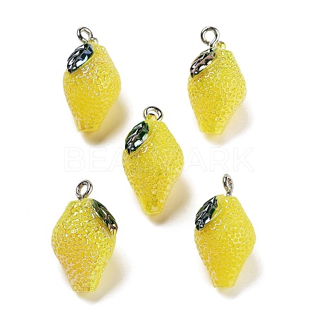 AB Color Resin Pendants RESI-C051-02F-P-1