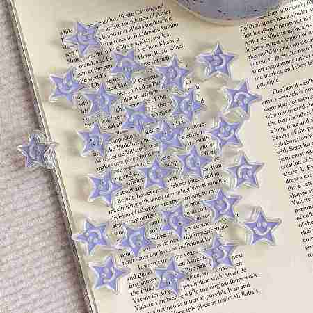 Acrylic Enamel Beads OACR-I011-21A-1