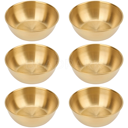 6Pcs Stainless Steel Dipping Bowls AJEW-CP0009-70G-1