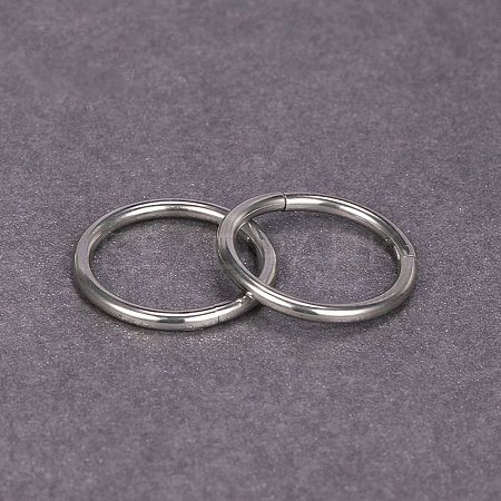 316L Surgical Stainless Steel Hoop Cartilage Earrings WGB51CA-27-1