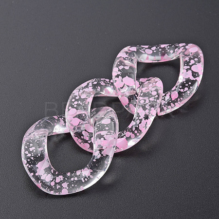 Transparent Acrylic Linking Rings OACR-N009-015A-B07-1