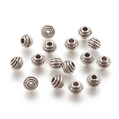 Tibetan Style Alloy Spacer Beads LF5166Y-NF-1