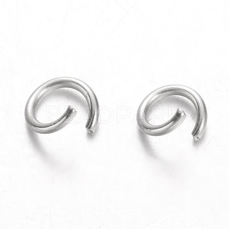 Tarnish Resistant 304 Stainless Steel Open Jump Rings STAS-N015-02-5mm-1