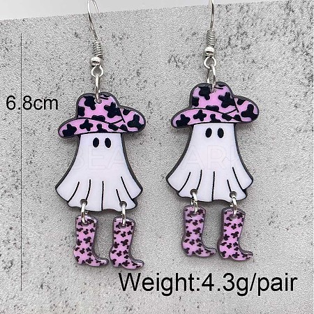Halloween Acrylic Dangle Earrings FS-WG50B17-01-1
