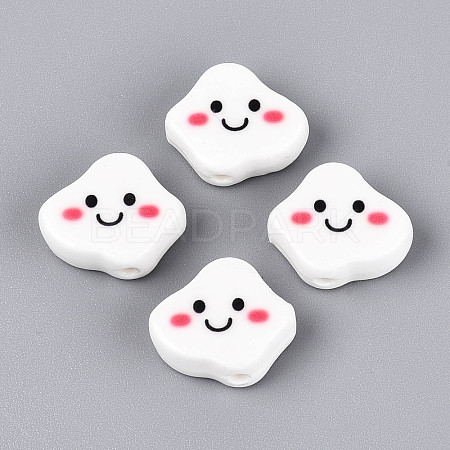 Handmade Porcelain Ceramic Beads PORC-T134-20A-1