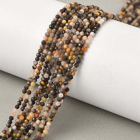 Natural Bumblebee Jasper Beads Strands G-D306-A08-2mm-1